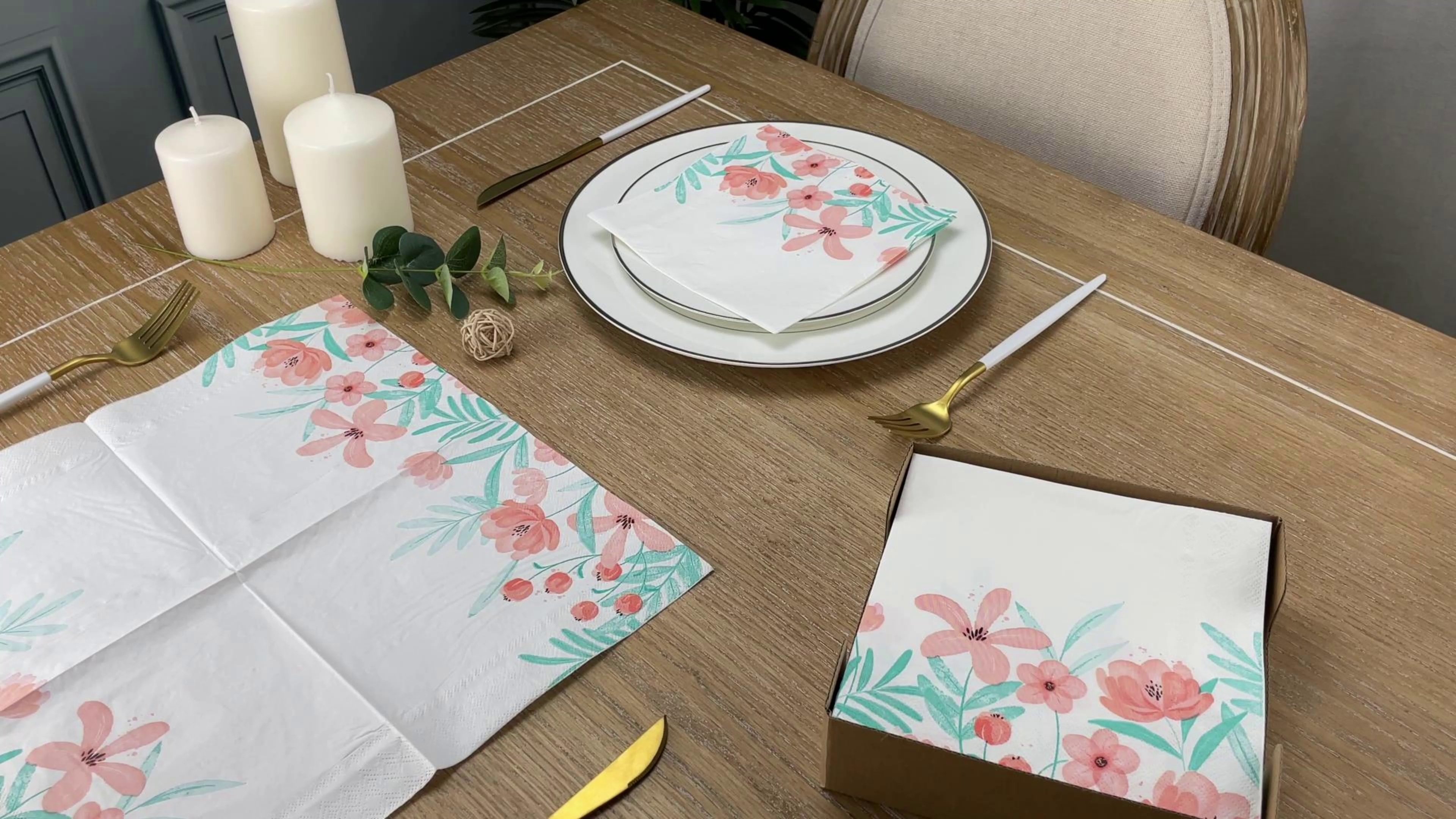 Cree servilletas personalizadas en 3 pasos: mejore su reunión con detalles personalizados